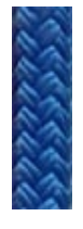 polyester yacht braid  3/8 solid colour - priced per foot blue