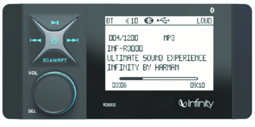 infinity infr3000 wake series source unit