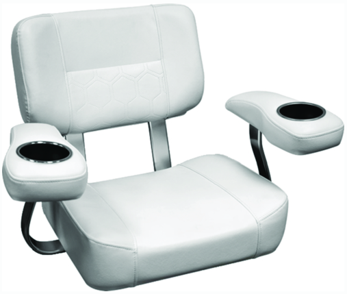 wise 3366784 pro series offshore helm chair, arctic ice white