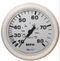 faria dress white 4" gauge - mechanical speedometer