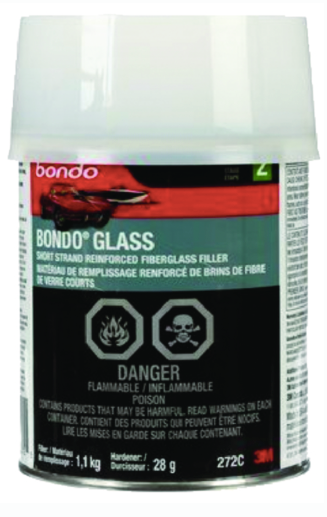 3m bondo-glass® reinforced filler, qt