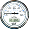 faria 33829 chesapeake ss white 4" gauge - 80 mph gps speedometer with lcd, comp