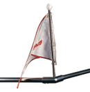seadog bow form flagpole stainless steel