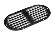 seadog louvered vent - oval stamped 304 stainless
