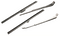seadog windshield wiper components stamped - 304 stainless/lexan blades