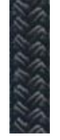 polyester yacht braid  3/8 solid colour - priced per foot black