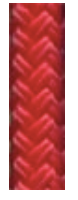 polyester yacht braid  3/8 solid colour - priced per foot red
