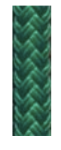 polyester yacht braid  3/8 solid colour - priced per foot green
