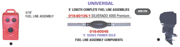 sierra 5/16"  fuel line assembly - universal