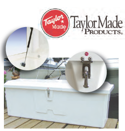 taylor made stow ‘n go™ fiberglass dock boxes