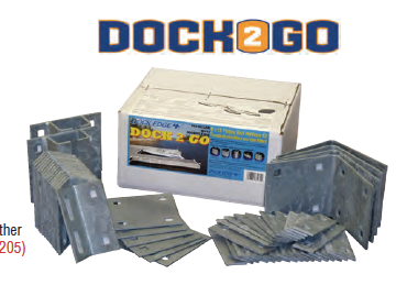 dock 2 go modular floating dock hardware kit