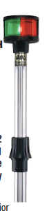 perko removable bi-colour pole lights