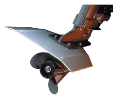 whale tail xl® aluminum stabilizer and ski boat fin