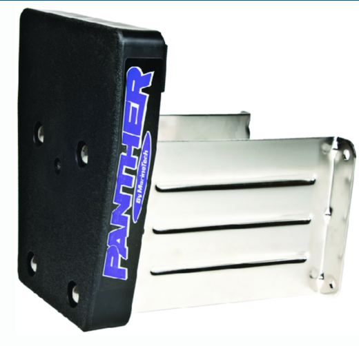 panther 550028 4- and 2-stroke fixed mount outboard motor bracket max 35hp, 263 lbs.