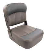springfield 104023001 fold down casting seat, charcoal/gray