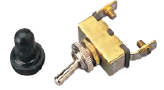 seadog stamped brass toggle switch with waterproof boot