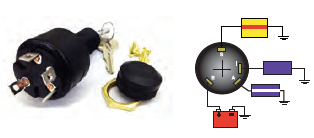 sierra ignition switch 4 position conventional â€“ accessory â€“ off â€“ run â€“ start