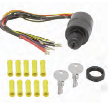 sierra outboard ignition switch - 3 position magneto - off-run-start push to choke replaces: mercury 87-88107a5