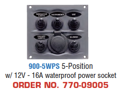 marinco spray proof switch panels - waterproof series
