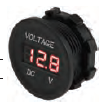 seadog round digital voltage meter