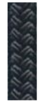 polyester yacht braid - black - sold by foot