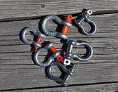 knotical marine galvanized or stainless steel shackles