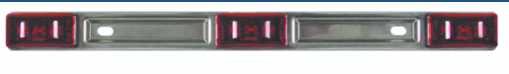 seachoice submersible identification light bar\ red