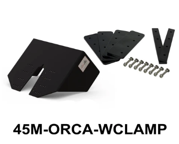 orca performance fin with no-drill clamp