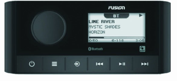 fusion 0100240500 ms-ra60 marine stereo with wireless connectivity