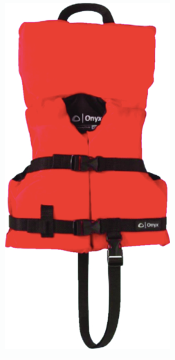 infant-child general purpose vest, red