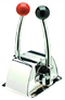 seachoice chrome plated brass twin lever, single station control
