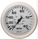 faria dress white 4" gauge - mechanical speedometer