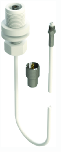 pacific aerials p6115 pro series nylon thru-deck antenna mount w-5m cable