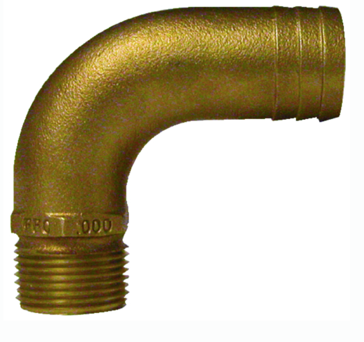groco ffc bronze full flow 90 degree pipe-to hose adapter with npt thread
