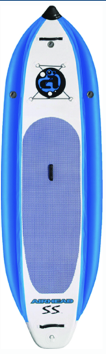 airhead ss super stable inflatable paddleboard 10' 8"