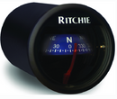 ritchie sport in-dash compass, black w-blue card