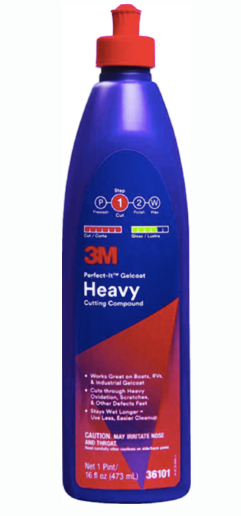 3m perfect-it™ gelcoat heavy cutting compound, pt.