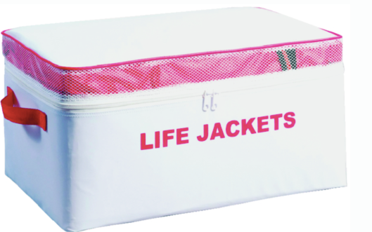 airhead life jacket storage bag only - holds 4 type ii pfd's