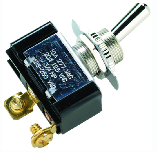 seachoice 2 position toggle switch with 2 screw terminals off-on - 25a