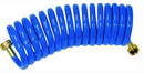 t-h marine coiled washed down hose with straight nozzle