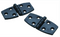 seadog door hinge, 2-3-4" x 1-3-8", black nylon , pair