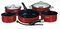 magma ceramica non-stick 10 piece induction compatible "nesting" cookware set