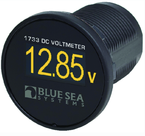 blue sea systems mini oled dc voltmeter