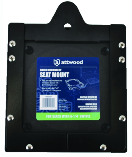attwood quick disconnect seat mount 6-1-4" swivel