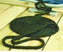 black- seachoice double braid nylon dock line