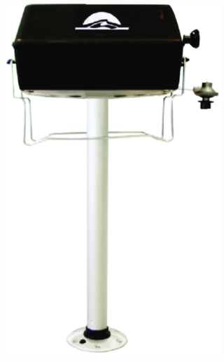 springfield grill with thread lock pedestal