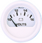 faria dress white 2" voltmeter gauge (10-16 vdc)