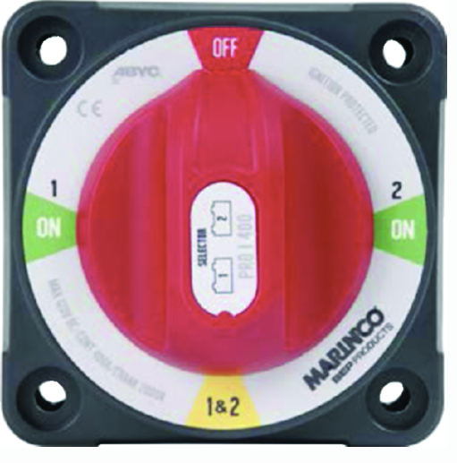 marinco 771-sfd pro installer battery selector switch with field disconnect (1-2