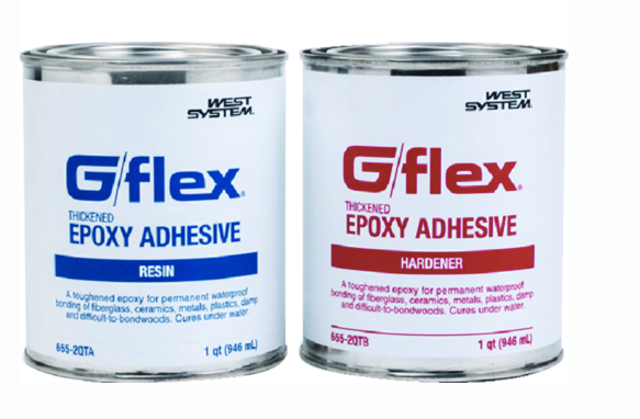 g-flex 655 epoxy adhesive repair kit, 2 quarts
