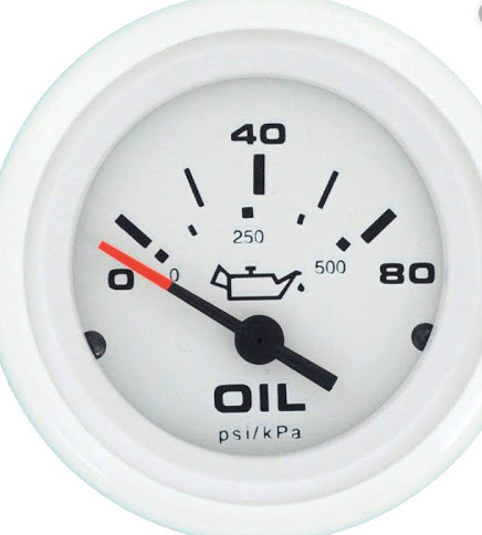 sierra arctic gauge-oil pressur 80psi
